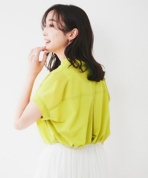 UNTITLED / アンタイトル シャツ・ブラウス | 【洗える/スキッパー】フレンチスリーブシアーブラウス | 詳細7