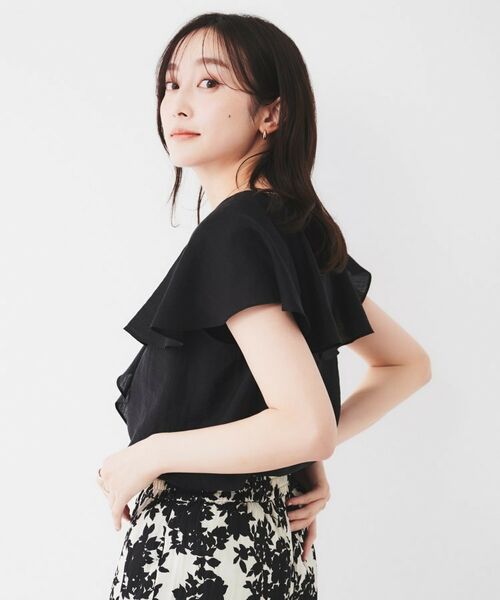 UNTITLED / アンタイトル シャツ・ブラウス | 【きれいめ/洗える/フリル】ラッフルシアーブラウス | 詳細12