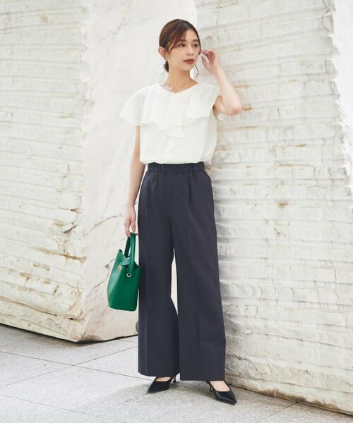 UNTITLED / アンタイトル シャツ・ブラウス | 【きれいめ/洗える/フリル】ラッフルシアーブラウス | 詳細3