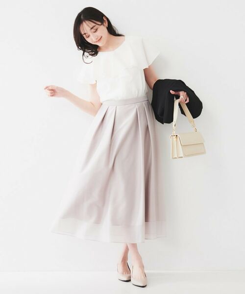 UNTITLED / アンタイトル シャツ・ブラウス | 【きれいめ/洗える/フリル】ラッフルシアーブラウス | 詳細5