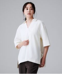 UNTITLED / アンタイトル シャツ・ブラウス | 【UVカット/接触冷感/吸水速乾/ゆったり】V開きネックシャツ