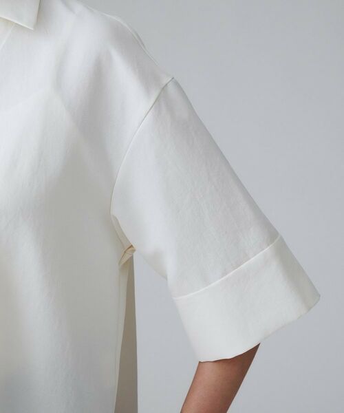 UNTITLED / アンタイトル シャツ・ブラウス | 【UVカット/接触冷感/吸水速乾/ゆったり】V開きネックシャツ | 詳細14