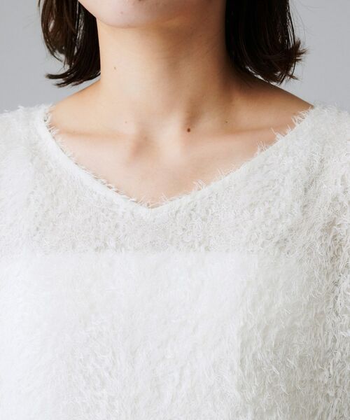 UNTITLED / アンタイトル シャツ・ブラウス | 【セットアップ可/トレンド】フェザーフレンチスリーブブラウス | 詳細16