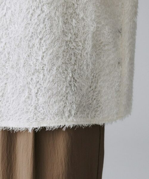 UNTITLED / アンタイトル シャツ・ブラウス | 【セットアップ可/トレンド】フェザーフレンチスリーブブラウス | 詳細18