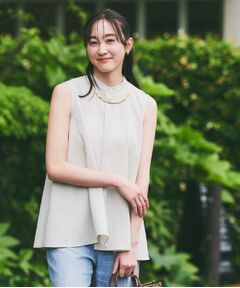 UNTITLED / アンタイトル シャツ・ブラウス | 【接触冷感/吸水速乾】フレアバックシャンブラウス