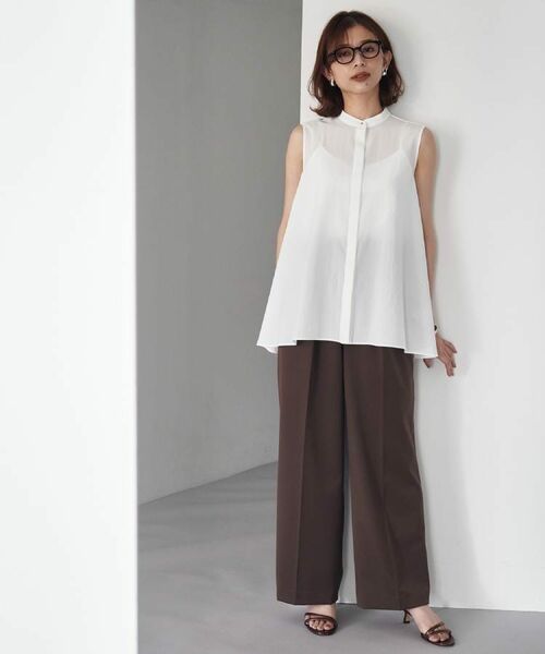 UNTITLED / アンタイトル シャツ・ブラウス | 【接触冷感/吸水速乾】フレアバックシャンブラウス | 詳細3