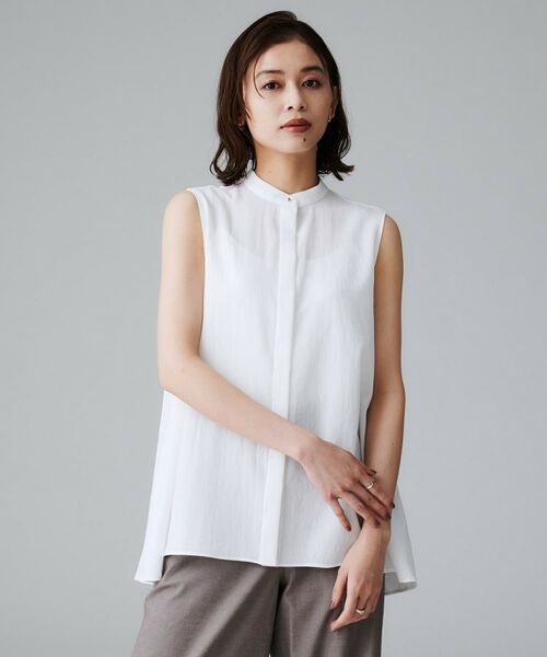 UNTITLED / アンタイトル シャツ・ブラウス | 【接触冷感/吸水速乾】フレアバックシャンブラウス | 詳細4