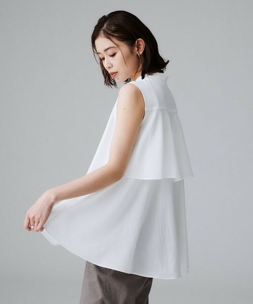 UNTITLED / アンタイトル シャツ・ブラウス | 【接触冷感/吸水速乾】フレアバックシャンブラウス | 詳細5