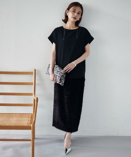 UNTITLED / アンタイトル シャツ・ブラウス | 【セットアップ可/はっ水/通勤】リラククール 半袖ブラウス | 詳細10