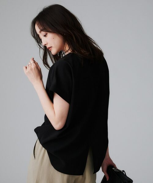 UNTITLED / アンタイトル シャツ・ブラウス | 【セットアップ可/はっ水/通勤】リラククール 半袖ブラウス | 詳細12