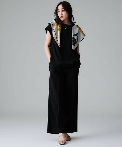 UNTITLED / アンタイトル シャツ・ブラウス | 【セットアップ可/はっ水/通勤】リラククール 半袖ブラウス | 詳細13