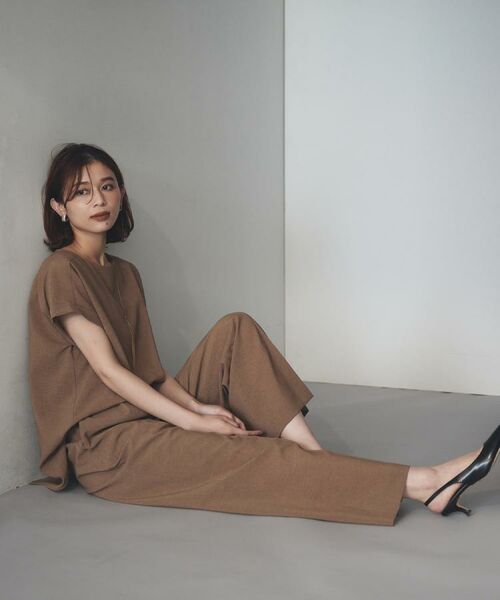 UNTITLED / アンタイトル シャツ・ブラウス | 【セットアップ可/はっ水/通勤】リラククール 半袖ブラウス | 詳細17