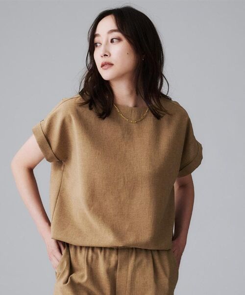 UNTITLED / アンタイトル シャツ・ブラウス | 【セットアップ可/はっ水/通勤】リラククール 半袖ブラウス | 詳細19