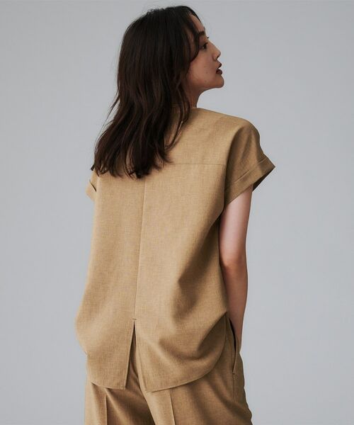 UNTITLED / アンタイトル シャツ・ブラウス | 【セットアップ可/はっ水/通勤】リラククール 半袖ブラウス | 詳細20