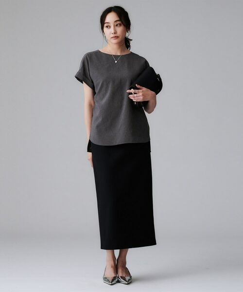 UNTITLED / アンタイトル シャツ・ブラウス | 【セットアップ可/はっ水/通勤】リラククール 半袖ブラウス | 詳細6