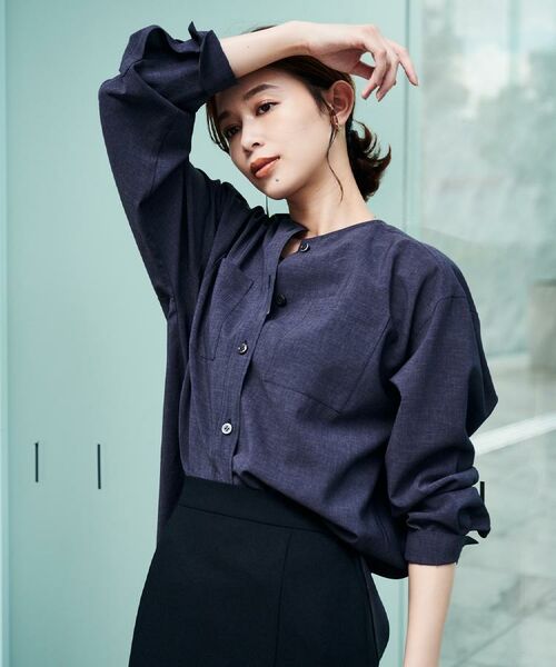 UNTITLED / アンタイトル シャツ・ブラウス | 【秋も着られる/セットアップ可】リラククールシャツ | 詳細2