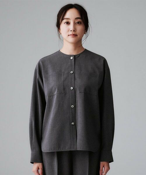 UNTITLED / アンタイトル シャツ・ブラウス | 【秋も着られる/セットアップ可】リラククールシャツ | 詳細23