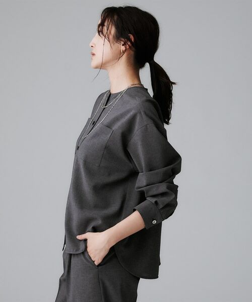 UNTITLED / アンタイトル シャツ・ブラウス | 【秋も着られる/セットアップ可】リラククールシャツ | 詳細5
