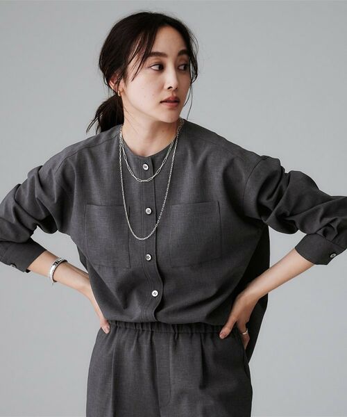 UNTITLED / アンタイトル シャツ・ブラウス | 【秋も着られる/セットアップ可】リラククールシャツ | 詳細6
