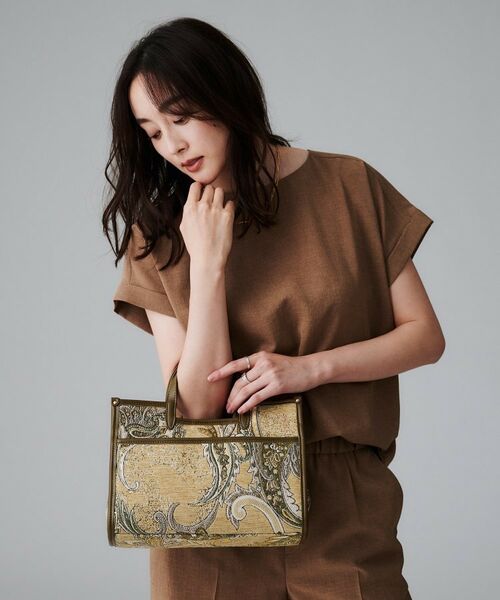 UNTITLED / アンタイトル トートバッグ | 【古畑星夏さん着用/選べる3柄】ジャカードミディアムトート | 詳細19