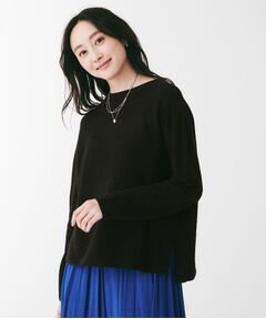 UNTITLED / アンタイトル ニット・セーター | 地柄パネルボーダープルオーバーニット