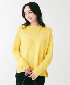 UNTITLED / アンタイトル ニット・セーター | 地柄パネルボーダープルオーバーニット