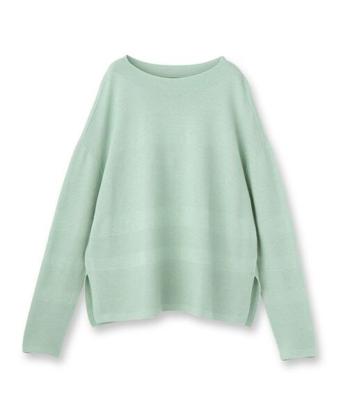 UNTITLED / アンタイトル ニット・セーター | 地柄パネルボーダープルオーバーニット | 詳細1