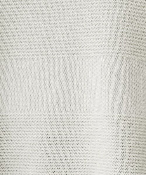 UNTITLED / アンタイトル ニット・セーター | 地柄パネルボーダープルオーバーニット | 詳細9