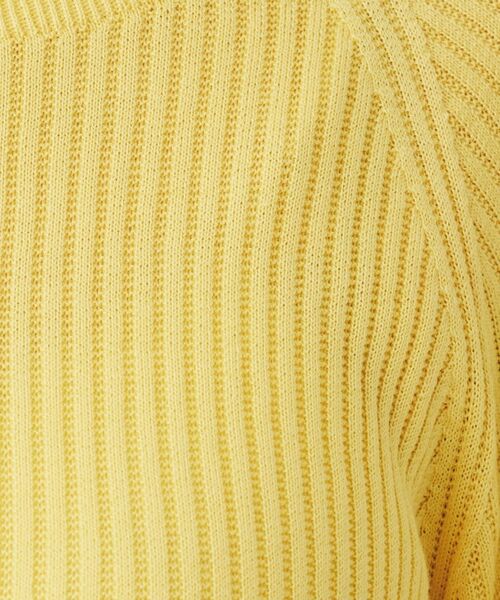 UNTITLED / アンタイトル ニット・セーター | 変形リブラグランスリーブニット | 詳細13