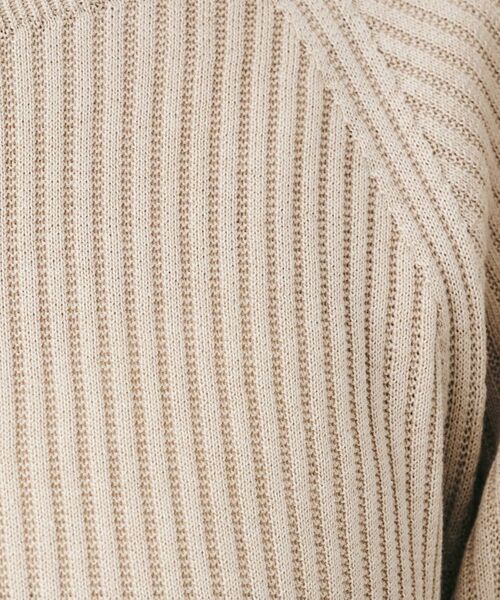 UNTITLED / アンタイトル ニット・セーター | 変形リブラグランスリーブニット | 詳細17