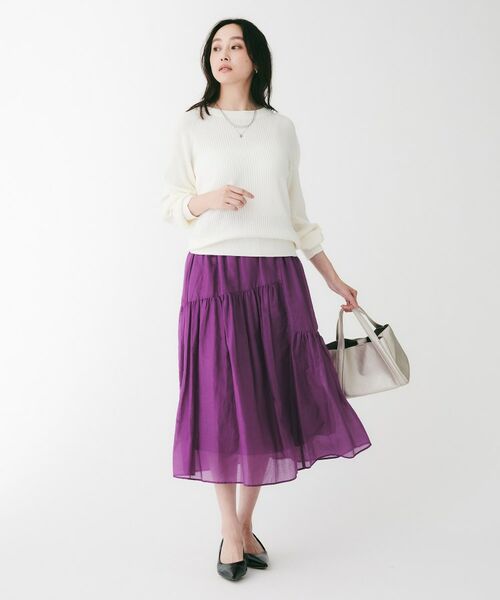 UNTITLED / アンタイトル ニット・セーター | 変形リブラグランスリーブニット | 詳細4