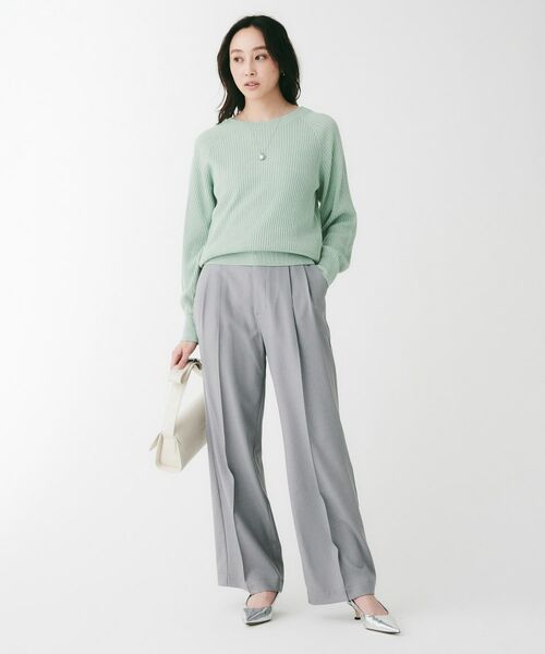 UNTITLED / アンタイトル ニット・セーター | 変形リブラグランスリーブニット | 詳細8