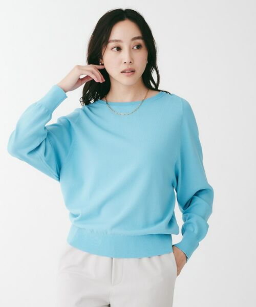 UNTITLED / アンタイトル ニット・セーター | ストレッチセミラグランニット | 詳細10