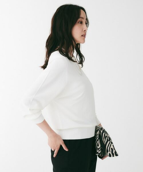 UNTITLED / アンタイトル ニット・セーター | ストレッチセミラグランニット | 詳細3