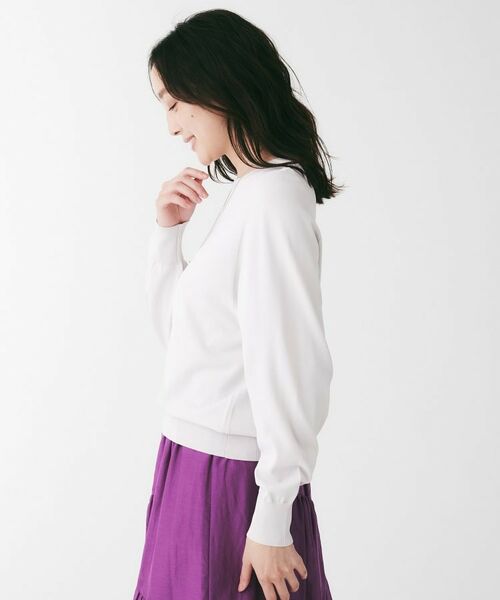 UNTITLED / アンタイトル ニット・セーター | ストレッチセミラグランニット | 詳細7