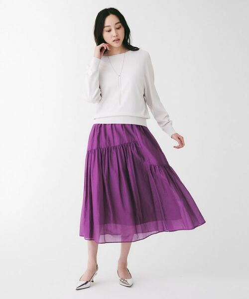 UNTITLED / アンタイトル ニット・セーター | ストレッチセミラグランニット | 詳細8