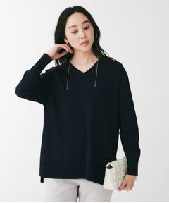 UNTITLED / アンタイトル ニット・セーター | ストレッチVネックニット