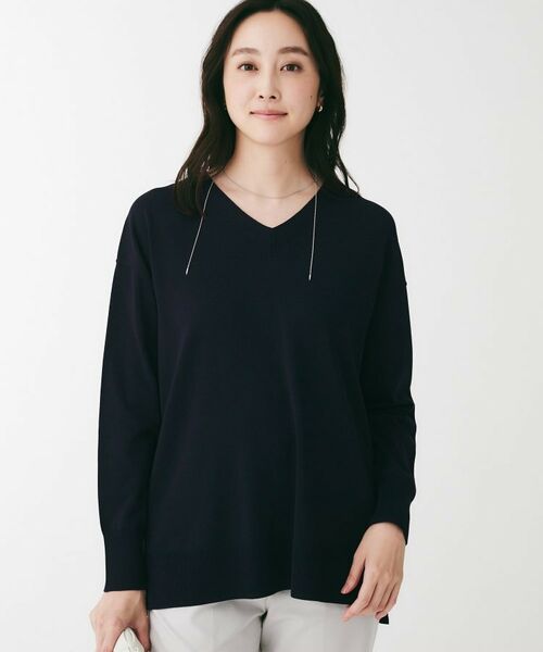 UNTITLED / アンタイトル ニット・セーター | ストレッチVネックニット | 詳細10