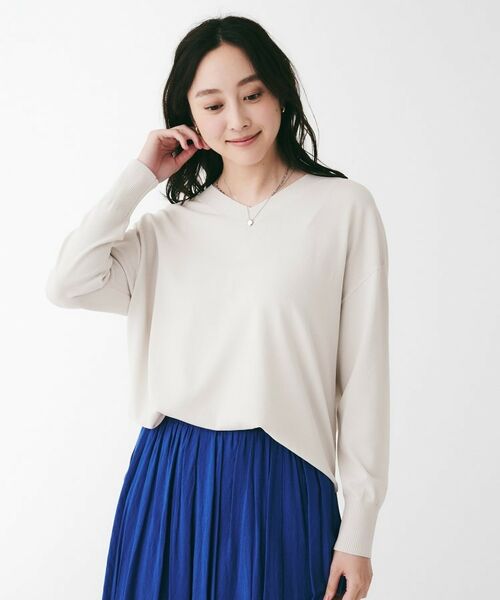 UNTITLED / アンタイトル ニット・セーター | ストレッチVネックニット | 詳細2