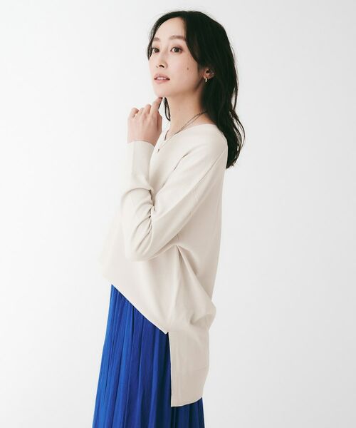 UNTITLED / アンタイトル ニット・セーター | ストレッチVネックニット | 詳細3