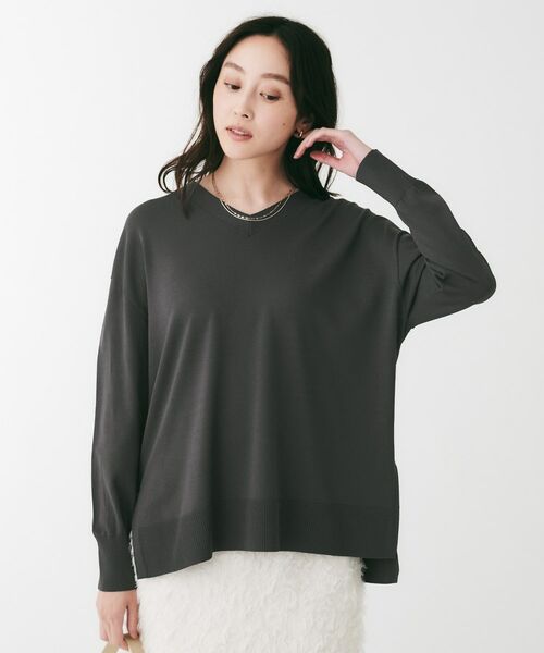 UNTITLED / アンタイトル ニット・セーター | ストレッチVネックニット | 詳細6