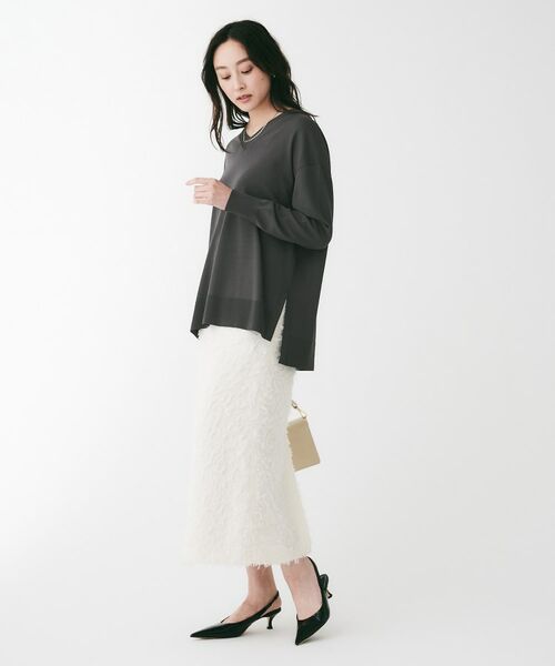 UNTITLED / アンタイトル ニット・セーター | ストレッチVネックニット | 詳細8