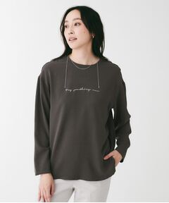 UNTITLED / アンタイトル カットソー | ジョーゼットロゴプルオーバー