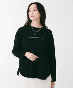 UNTITLED - 【UNTITLED】アンタイトル　トップス　ロング　長袖　グレー系　サイズ42　バックリボン　無地　レディース UNTITLED / アンタイトル （レディース） カットソー