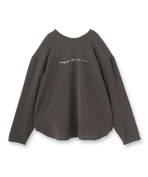 UNTITLED / アンタイトル カットソー | ジョーゼットロゴプルオーバー | 詳細1