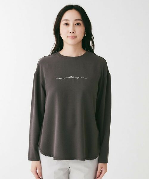 UNTITLED / アンタイトル カットソー | ジョーゼットロゴプルオーバー | 詳細12