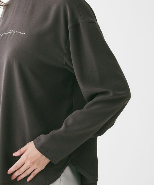 UNTITLED / アンタイトル カットソー | ジョーゼットロゴプルオーバー | 詳細17