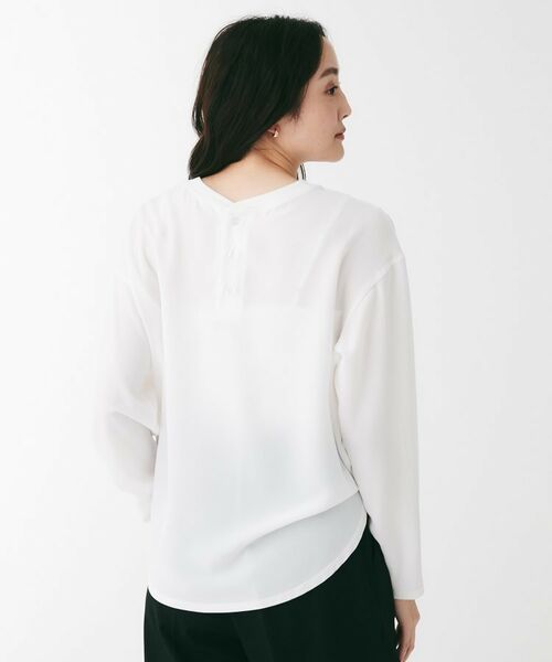 UNTITLED / アンタイトル カットソー | ジョーゼットロゴプルオーバー | 詳細3