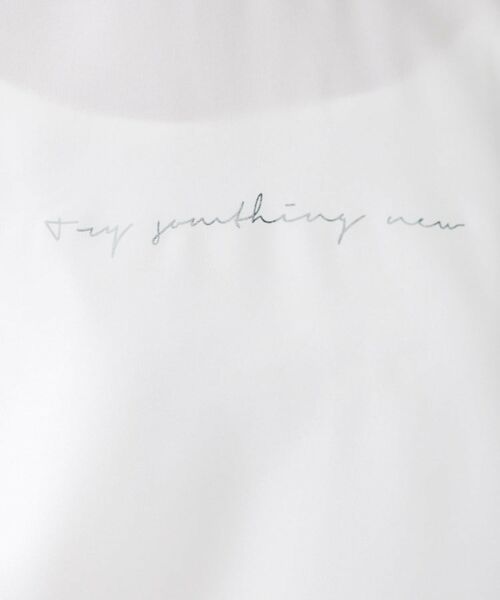 UNTITLED / アンタイトル カットソー | ジョーゼットロゴプルオーバー | 詳細4