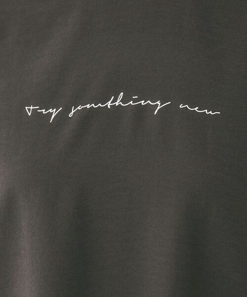 UNTITLED / アンタイトル カットソー | ジョーゼットロゴプルオーバー | 詳細8